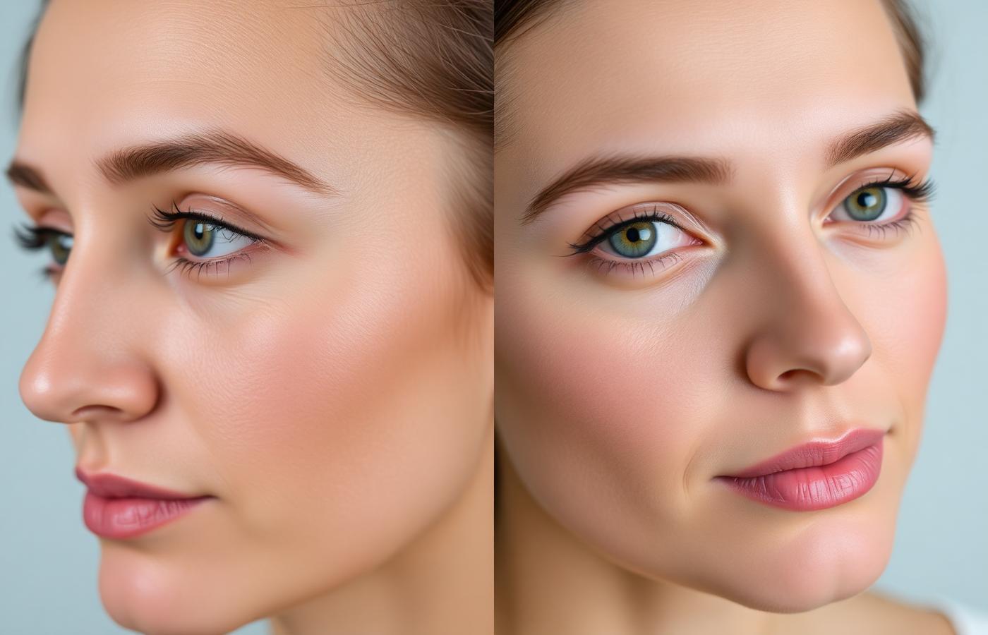 Result before and after
